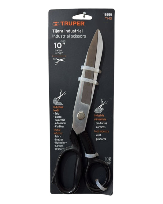 Tijeras industriales -Alta precisión y durabilidad 10” 25cm