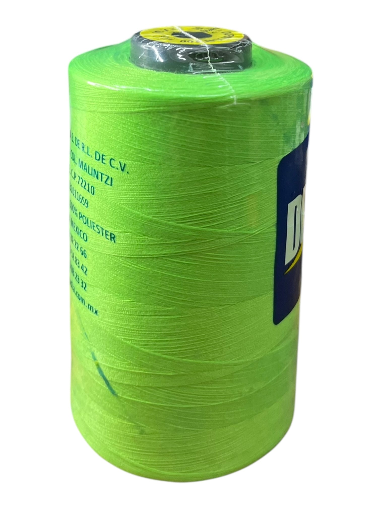 Hilo Duralon verde limón #126 Calibre 100 (40/2) – Tex 30 | 5,000 mts