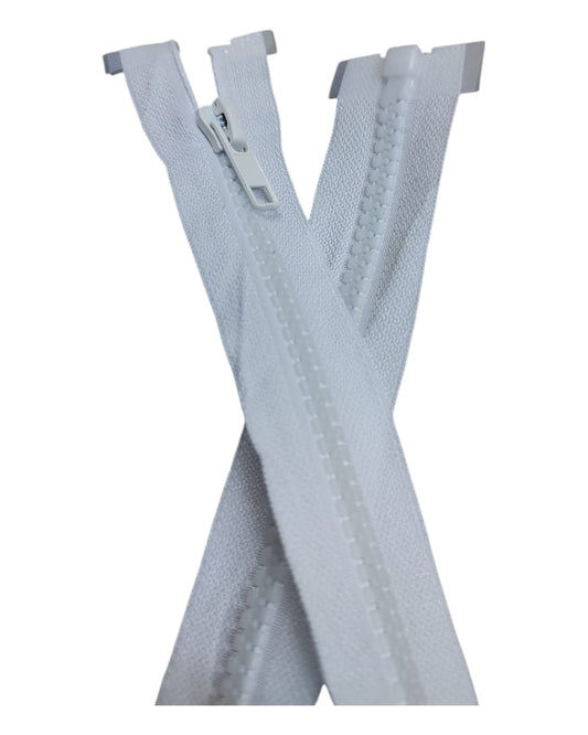 Cierre Moldeado Separable-55 cm – Blanco