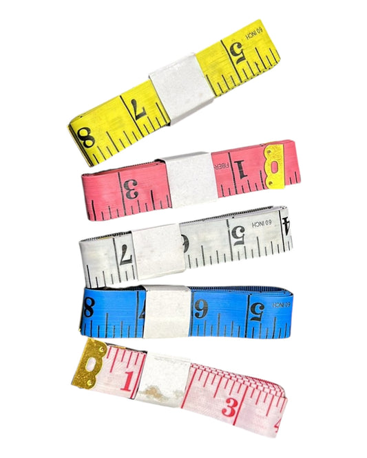 Cinta métrica de costura profesional. Caja 12 piezas.