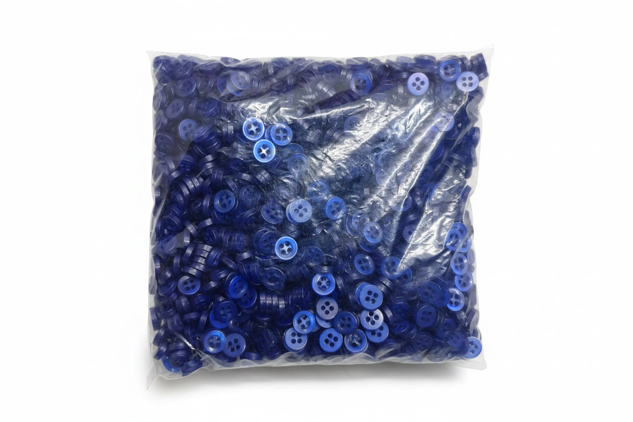 Paquete ( mazo ) de botones T14-4 — color azul rey