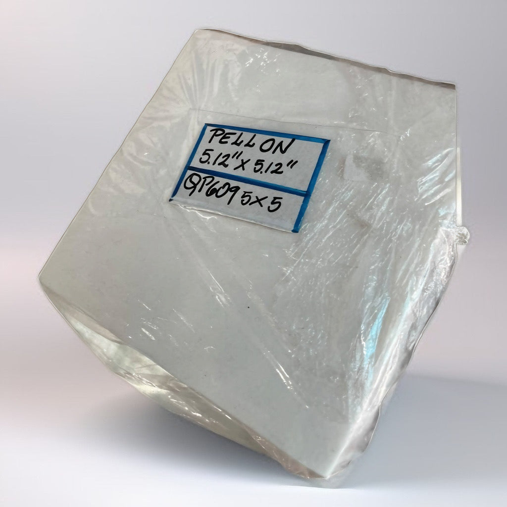 100 HOJAS DE PELLON 609 Blanco 2 medidas 5.12"X5.12" y 3.62"X4"