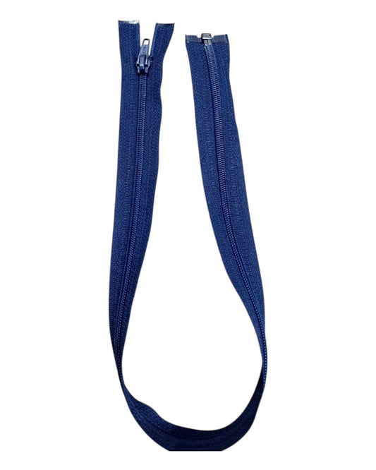 Cierres Separables de Espiral #5 – 55 cm y 65 cm – Azul Marino