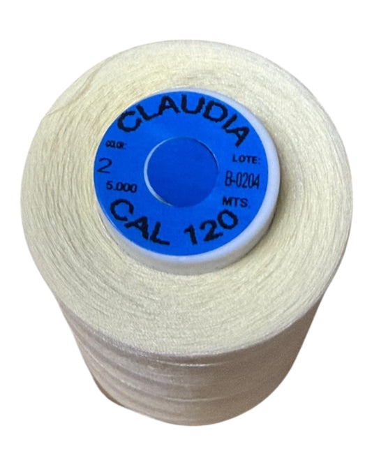 Hilo Claudia Calibre 120 (50/2) Tex 24 — color 2 — 5000 metros