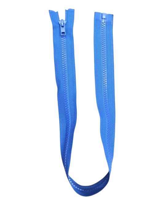 Cierre Poliéster Separable Moldeado 55 cm – Color Azul Marino