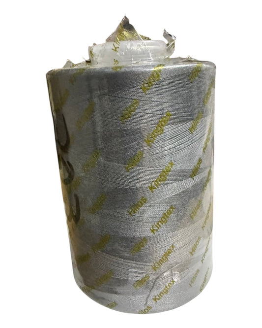 3X2. Hilo Kingtex de polyester 30/2 5000mts Color No.203 Gris Medio