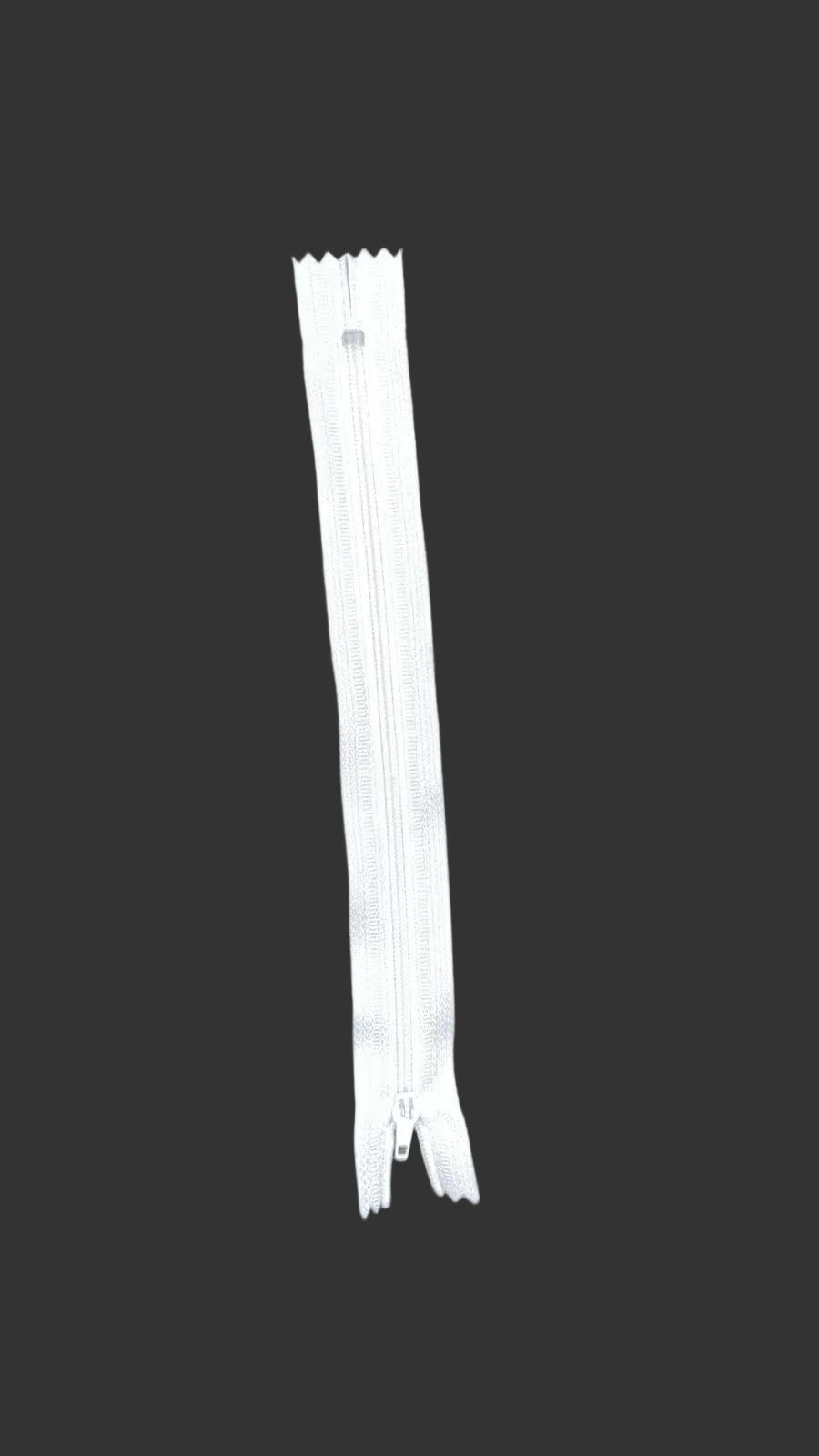 Cierre NAT fijo poliester M321       20CM color #01 Blanco