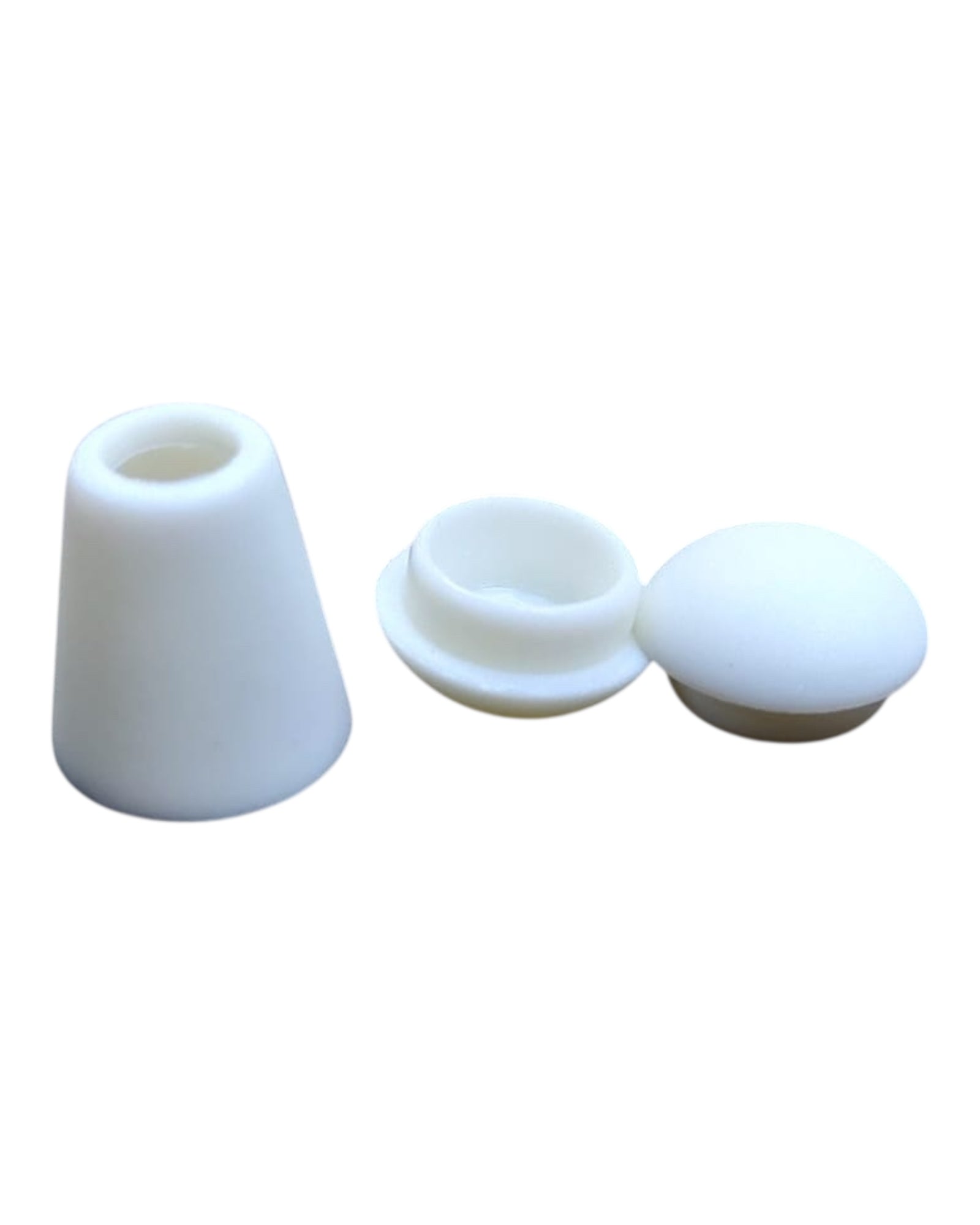 Bellota de plástico. color Blanca – Paquete con 100 piezas
