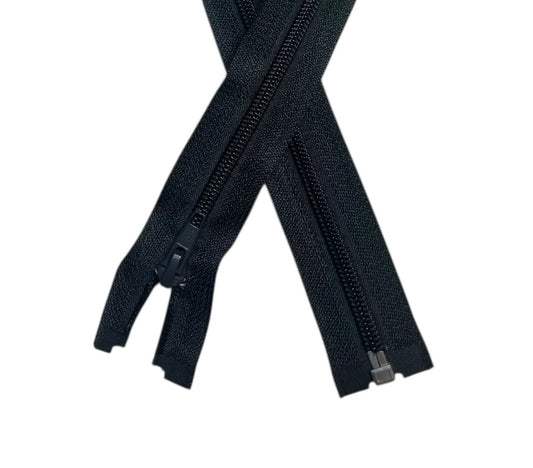 N321 cierre poliéster espiral fijo 3mm #31negro medidas 15, 18,20,25,30,35,40,45,50,55,60cm