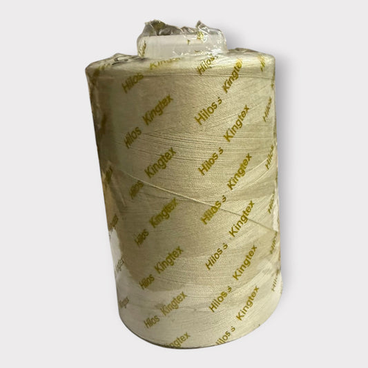 3x2. Hilo Kingtex de polyester 30/2 5000mts Color No.165 Beige. Pida 3 pague 2