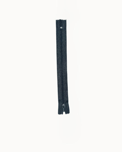 Cierre NAT Fijo M321 poliéster  20CM color #31 negro,#30az. Marino, #01 blanco