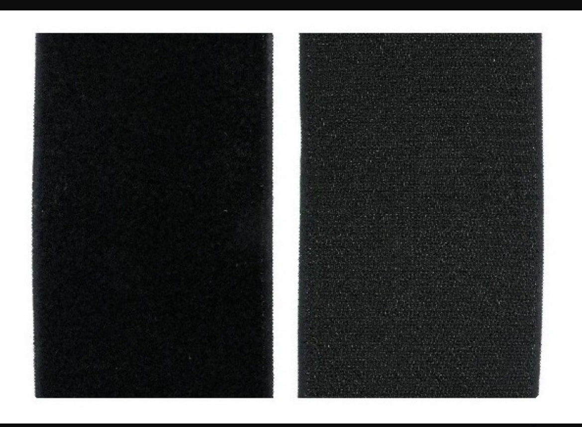 Rollo Velcro / Contactel Gancho y Felpa – Color Negro 50 mm x 25 metros