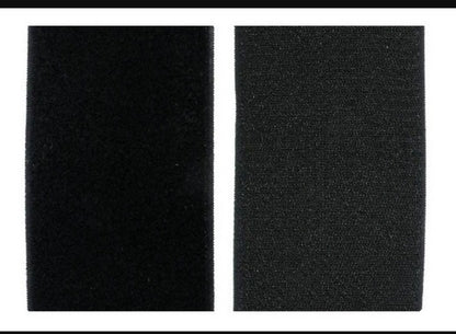 Rollo Velcro / Contactel Gancho y Felpa – Color Negro 50 mm x 25 metros