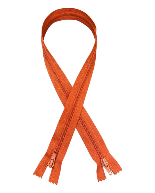 Cierre Nylon Espiral para Overol M529 – 65 cm Mandarina (#45)