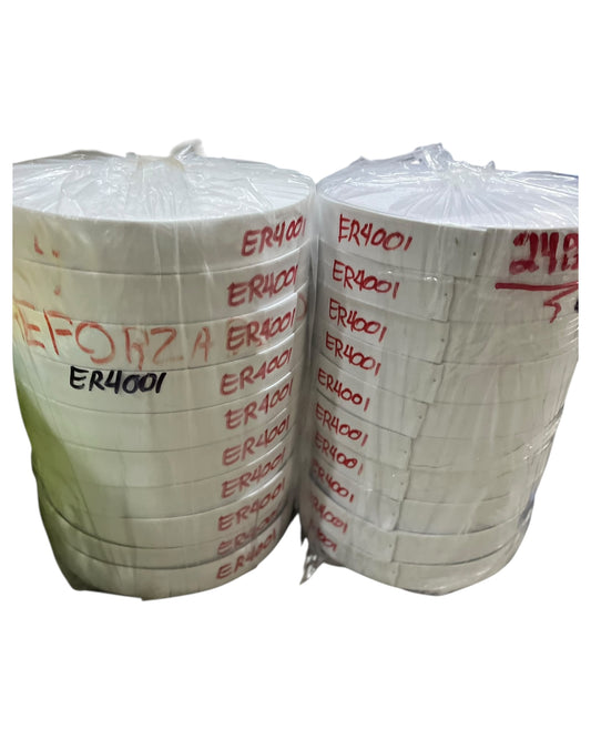 Elástico Reforzado blanco 40mm—Rollo 50 metros.