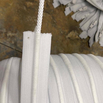 Elástico con jareta semireforzado blanco 40mn c/50mts