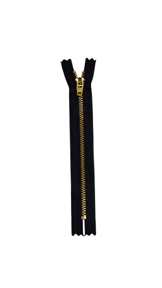 Cierre de latón JeansbyYKK 459/16cm #580 negro