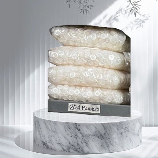 Paquete (Mazo) de Botones  T20/4— Blanco