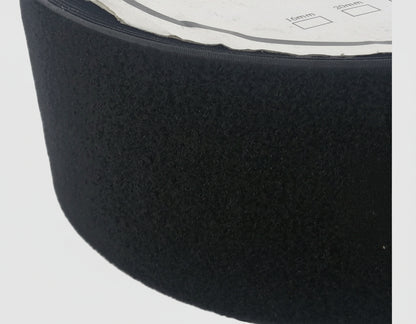 Rollo Velcro / Contactel Gancho y Felpa – Color Negro 50 mm x 25 metros